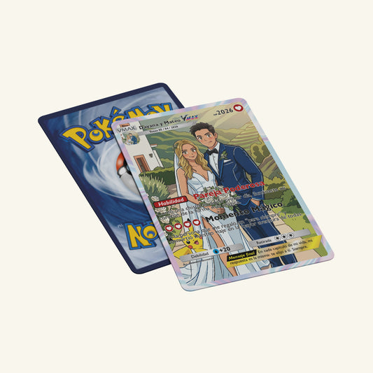 Pokémon Wedding Custom Digital Playing Cards