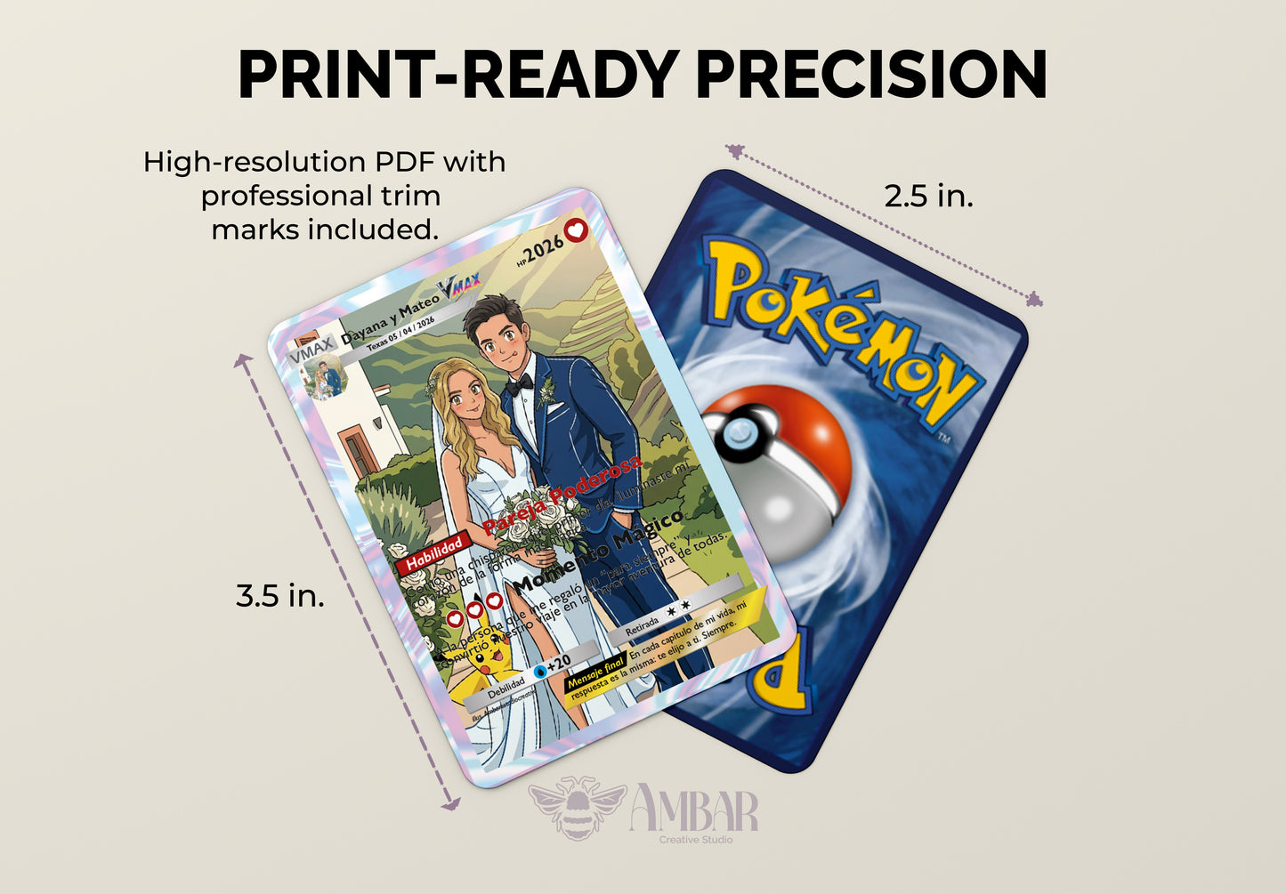 Wedding Custom Digital Playing Cards
